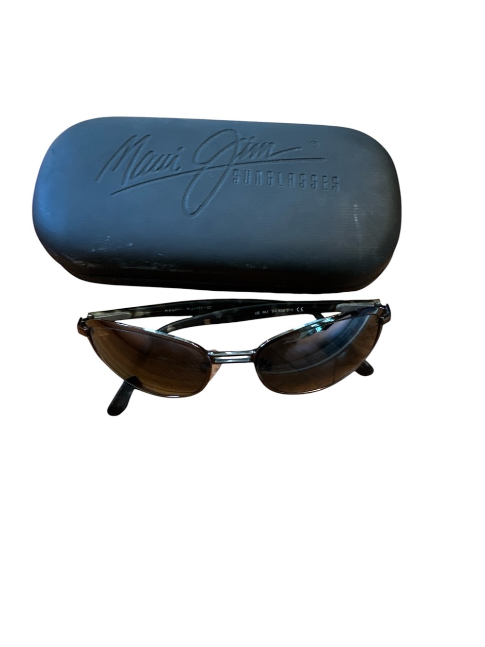 MAUI JIM MJ-151-02 SLEEK GUNMETAL DOUBLE GRADIENT MIRROR POLARIZED SUNGLASSES